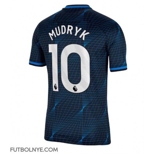 Camiseta Chelsea Mykhailo Mudryk #10 Visitante Equipación 2023-24 manga corta